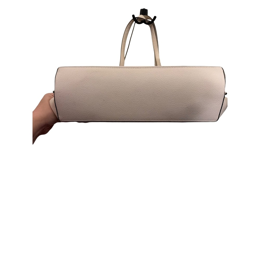Coach Tote Chalk White Pebbled Leather Shoulder Bag L2273-1671 - Picture 5 of 15